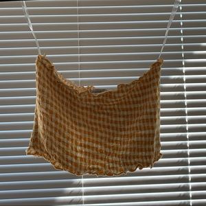 Charlotte Russe Elastic Bandeau Crop size Small